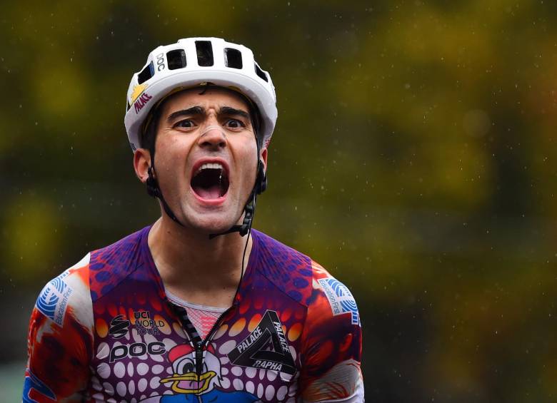 Ruben Guerreiro y su grito de victoria este domingo. FOTO AFP