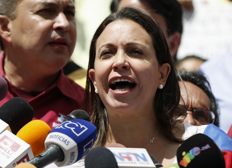 María Corina Machado (Caracas, 1967), una de las caras más visibles de la oposición venezolana en la actualidad, sufrió en 2014 la separación de su cargo en la Asamblea Nacional. FOTO reuters