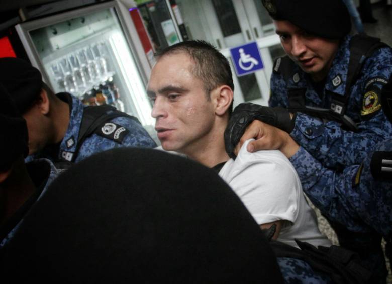 Fredy Armando Valencia, conocido como el ‘Asesino de Monserrate’, acusado de cometer once asesinatos en los cerros del centro de Bogotá. FOTO COLPRENSA