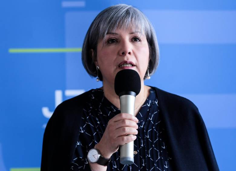Patricia Linares, presidenta de la JEP, negó que la investigación sea contra magistrados. FOTO: Colprensa