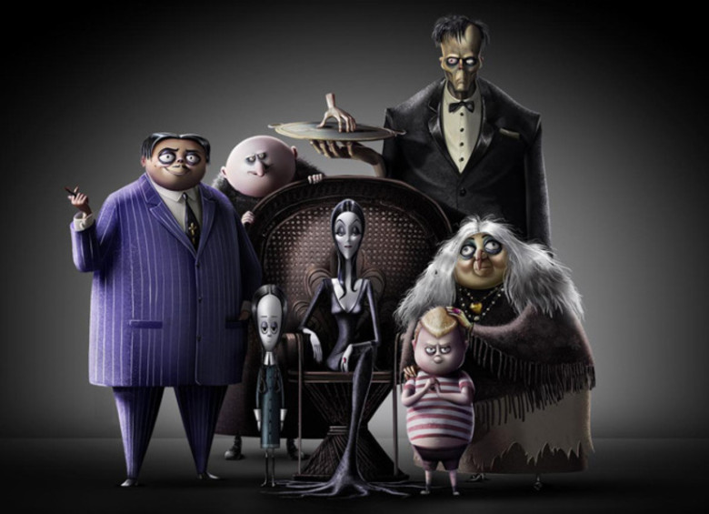 Afiche promocional de la cinta Los Locos Addams. FOTO CORTESÍA