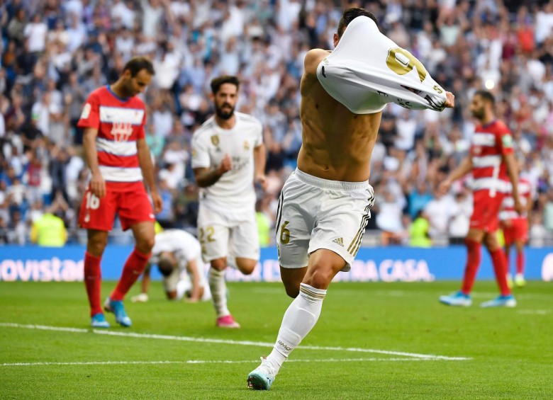 James vuelve a marcar un gol con el Real Madrid