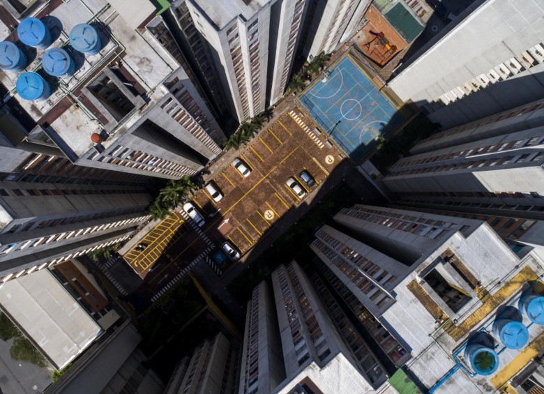 Hasta imágenes obtenidas desde drones están sirviendo al sector inmobiliario para hacer negocios. Foto Esteban Vanegas
