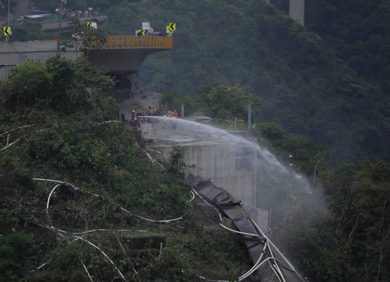 Colapso del puente Chirajara. FOTO Colprensa