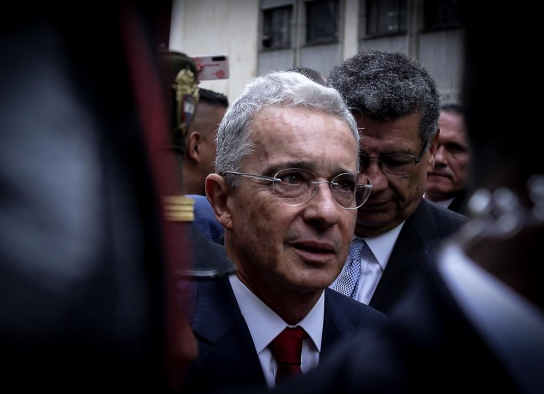 El expresidente y exsenador Álvaro Uribe. FOTO Colprensa