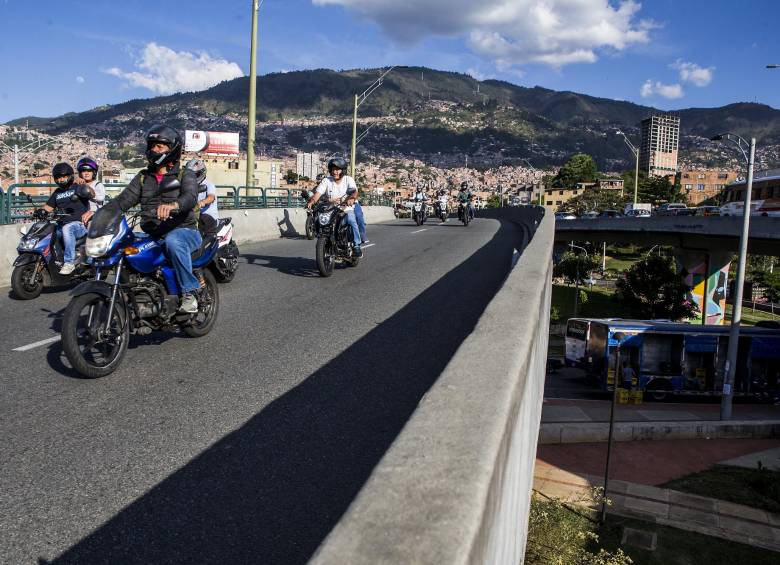 En Antioquia entraron 102.601 motos al parque automotor. FOTO JULIO CÉSAR HERRERA