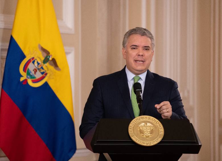 Iván Duque, presidente de Colombia. FOTO COLPRENSA