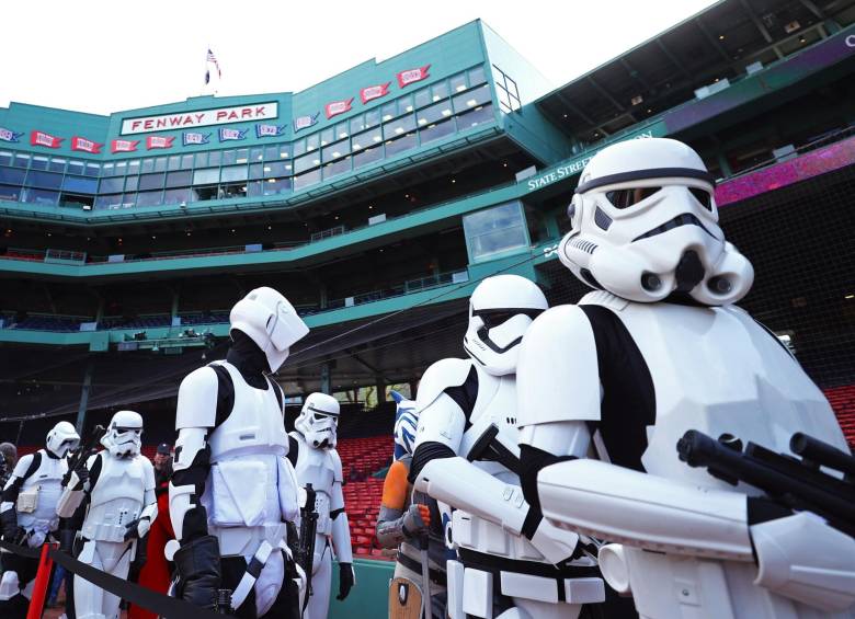 Fanáticos en el mundo festejaron El día de Star Wars. Foto: AFP. 