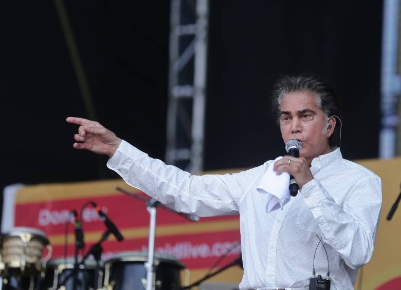 El Puma estuvo en el pasado concierto en Cúcuta para llamar la atención sobre la crisis venezolana. FOTO Colprensa