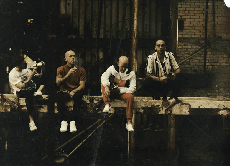 Juanqui Sulsona, Eliut González, Willy Rodríguez y Omar Silva siguen adelante con Cultura Profética. FOTO cortesía 