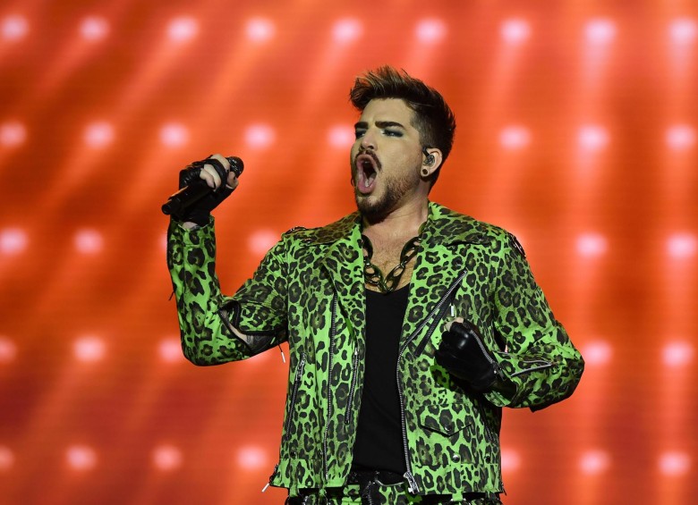 El estadounidense Adam Lambert ha cantado con Queen desde 2011. Foto: Joel Carrett - Efe