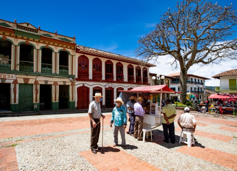 Jericó espera un nuevo milagro para volver a tener la visita de los turistas, que tanto frecuentan este municipio. Foto: Jaime Pérez