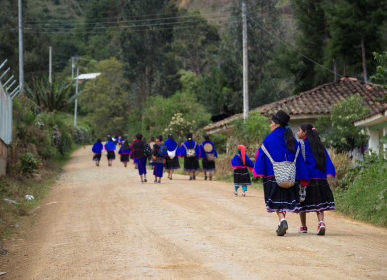 Imagen de referencia sobre los indígenas Misak del Cauca. FOTO COLPRENSA / DANE