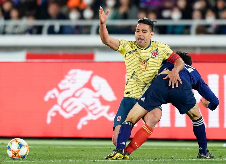 Falcao García durante el juego ante Japón. fOTO EFE