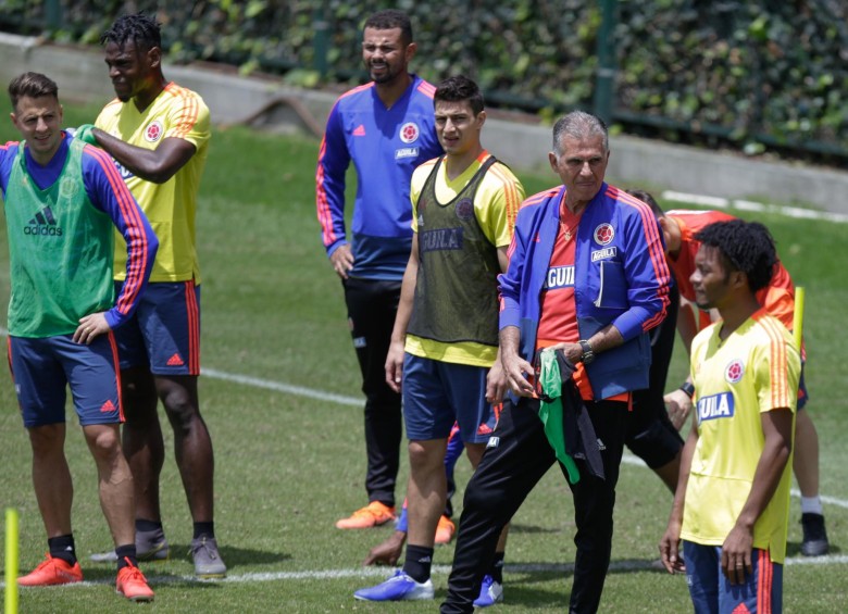 El técnico Carlos Queiroz tiene cifras positivas al frente de Colombia. FOTO COLPRENSA