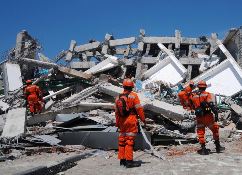 Localidad de Parigi Moutong, en Indonesia, donde hasta ahora se registran 12 víctimas mortales de los terremotos y el tsunami.