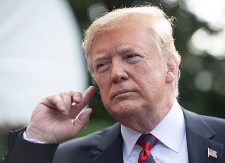 Donald Trump, presidente de Estados Unidos. FOTO AFP