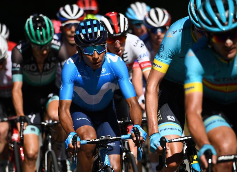 Nairo Quintana espera demostrar su categoría en la montaña del Tour de Francia. FOTO AFP
