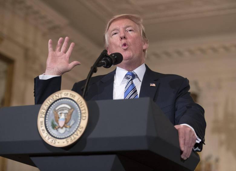 El mandatario estadounidense felicitó al pueblo venezolano por el resultado del referendo opositor. FOTO EFE