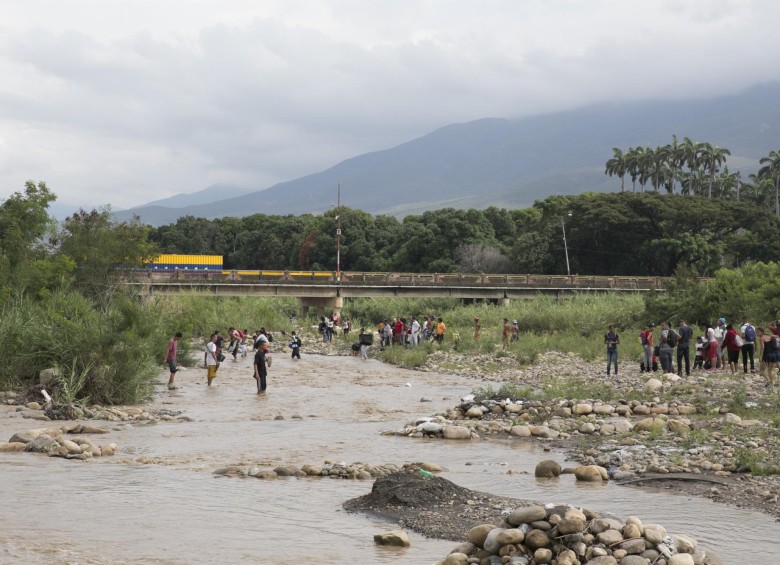 Delcy Rodríguez, vicepresidenta de Venezuela, critica cierre de fronteras de Colombia por coronavirus. Foto: Colprensa. 