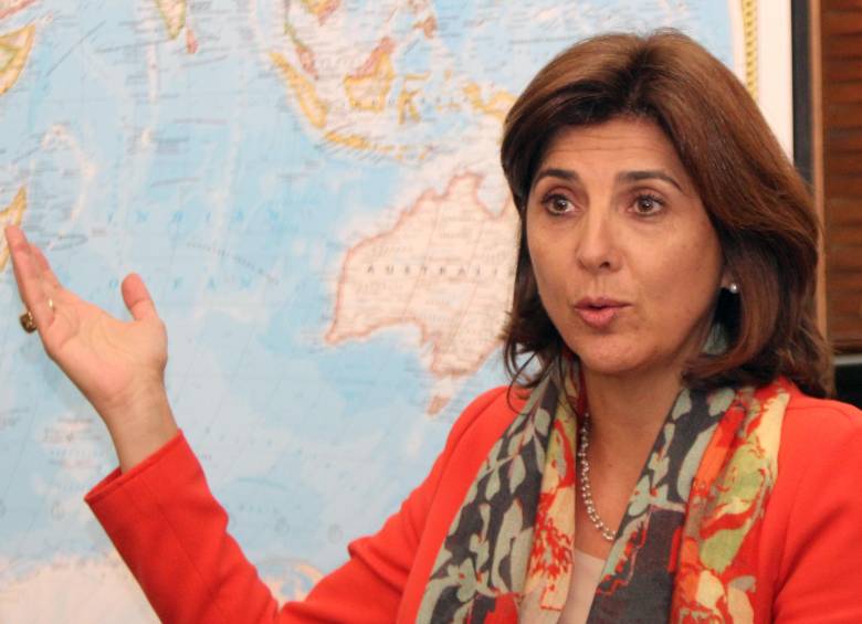 La canciller María Ángela Holguín hace parte de la mesa de diálogos con las Farc. FOTO colprensa