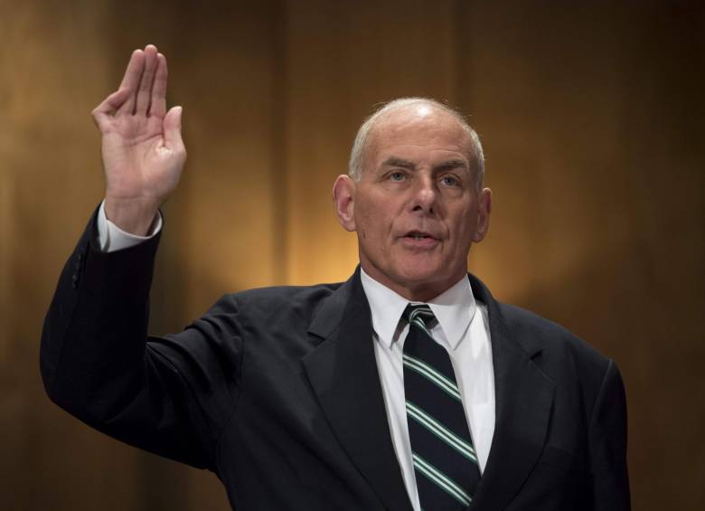 John Kelly, nuevo jefe del gabinete del presidente de Estados Unidos, Donald Trump. FOTO EFE