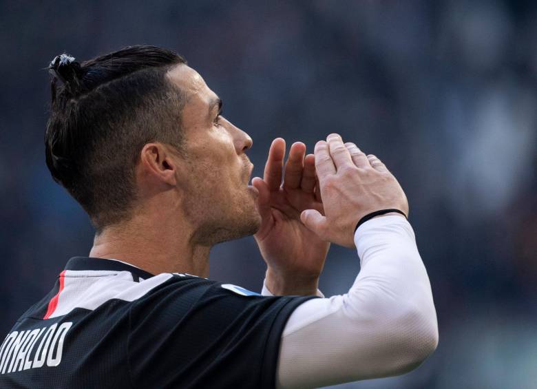Cristiano Ronaldo, implarable en Italia. FOTO AFP