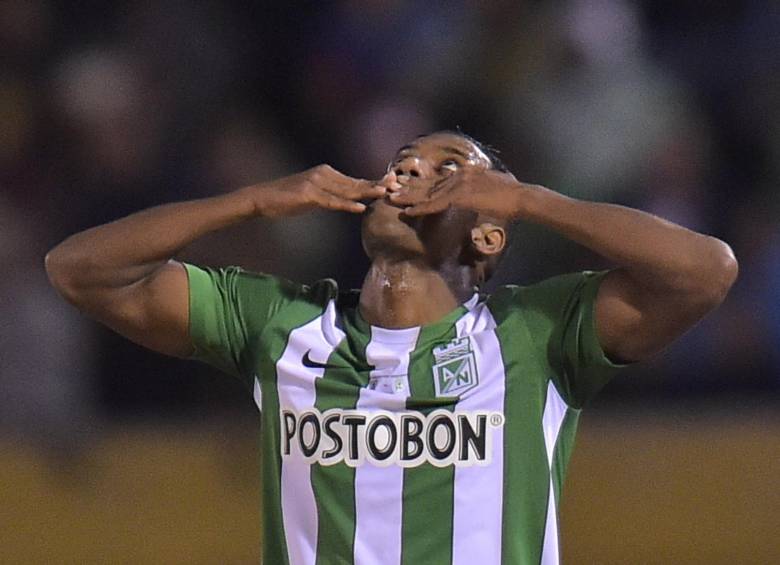 Con la anotación de esta noche, Orlando Berrío sumó cuatro goles en la Copa Libertadores. FOTO AFP