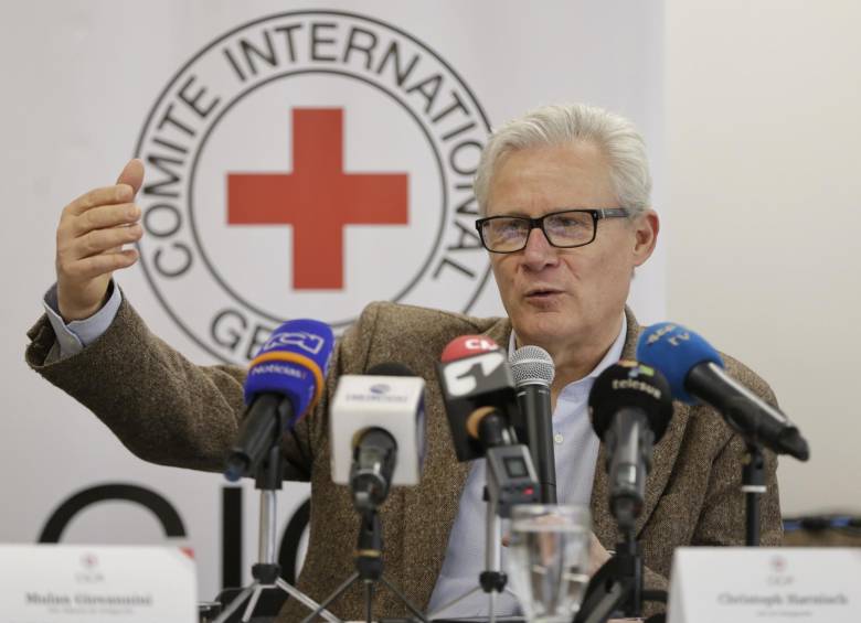 Christoph Harnisch, jefe de la delegación del Cicr en Colombia. FOTO: COLPRENSA 