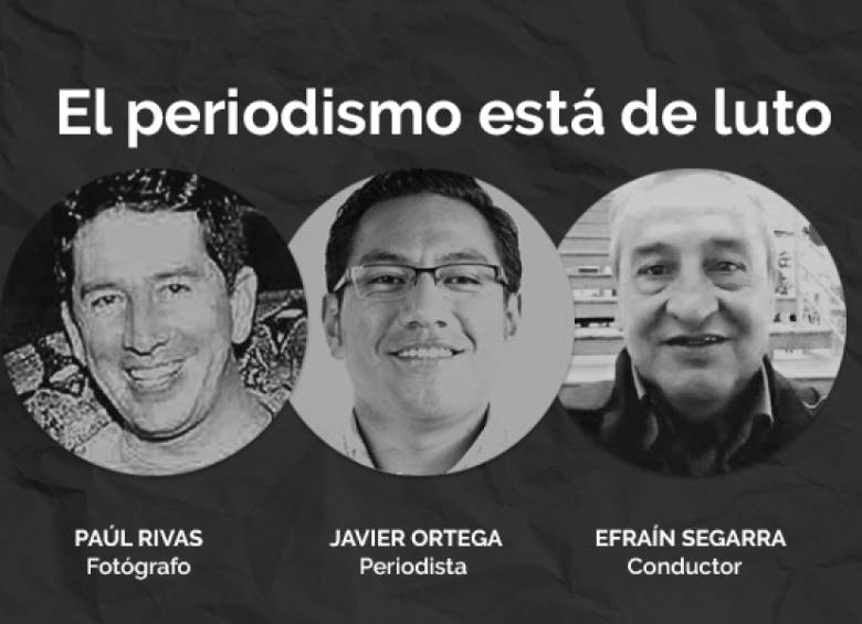 Equipo periodístico del diario ecuatoriano El Comercio. FOTO FLIP