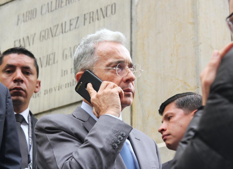 El expresidente y senador Álvaro Uribe. Foto. Colprensa.