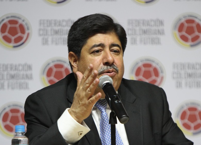 Luis Bedoya fue presidente de la federación colombiana desde 2006 hasta el año pasado y miembro del comité ejecutivo de la Fifa entre 2014 y 2015. FOTO COLPRENSA