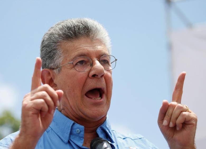 Henry Ramos Allup, Presidente de la Asamblea Nacional y diputado de la coalición de partidos de la oposición venezolana (MUD). Foto Reuters