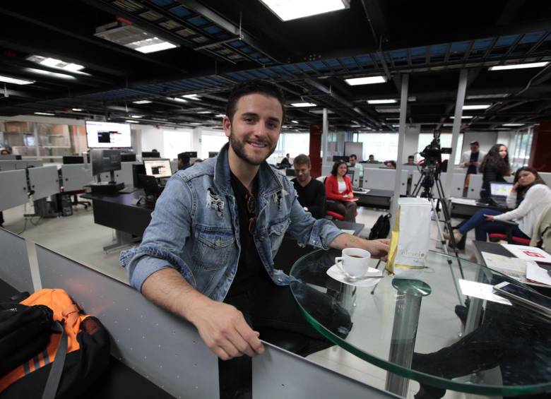 Juan Manuel Barrientos presentó ayer el café ElCielo por Matiz, en alianza con Colcafé, filial de Nutresa. FOTO cortesía la república