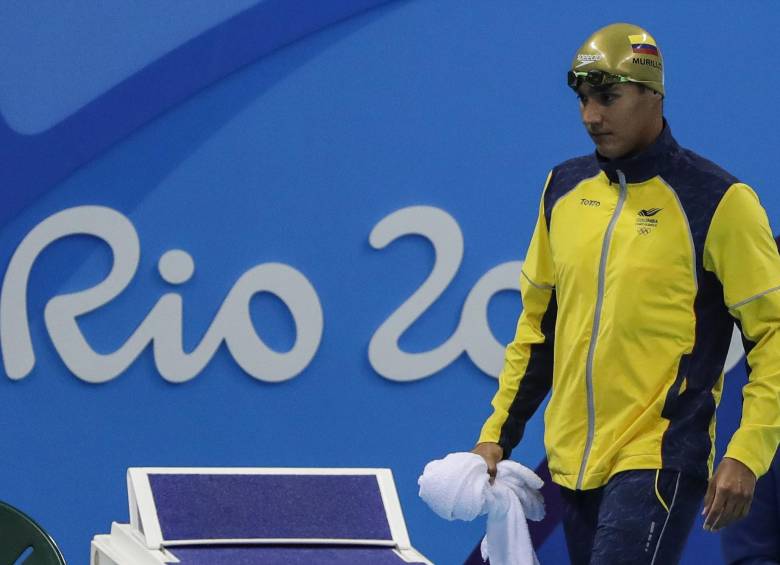 El nadador antioqueño Jorge Mario ‘Trucha’ Murillo, no pasó la primera ronda de los 200 metros estilo pecho. FOTO COLPRENSA