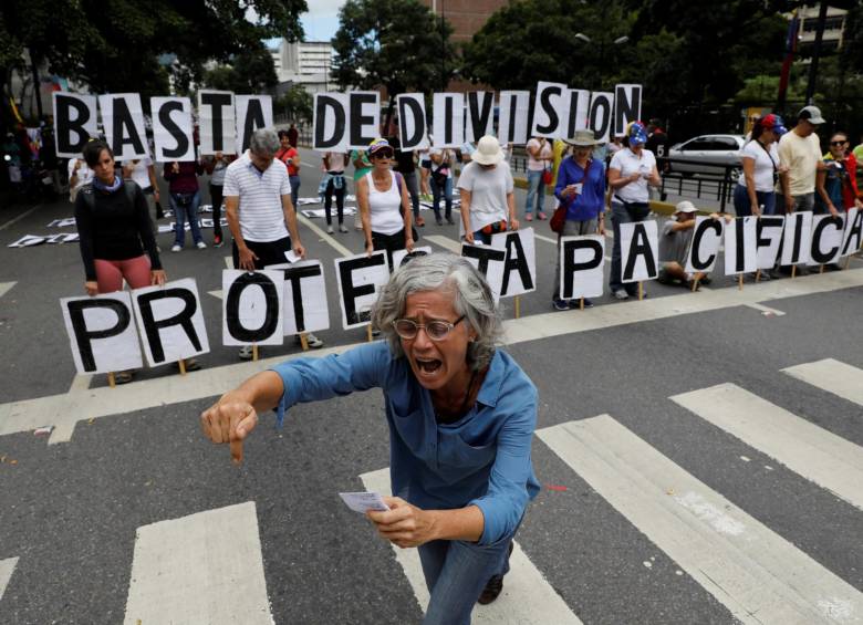 Las cifras de la represión de Venezuela son crudas. Solo en las protestas sociales que se tomaron las calles del país fueron asesinadas 163 personas. FOTO reuters