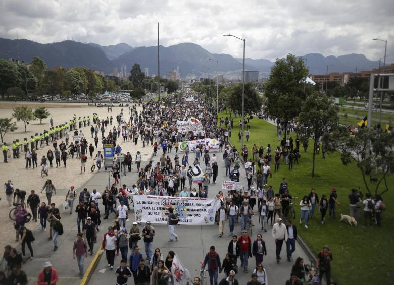 El paro se extendió entre octubre y noviembre del año pasado y se levantó tras lograr un acuerdo de $4,5 billones. FOTO Colprensa