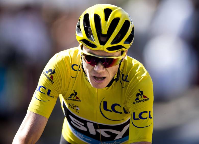 Chris Froome, líder de la general del Tour de Francia. FOTO: AP