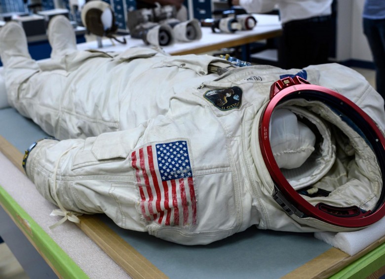 La inevitable desintegración del traje de Neil Armstrong, primer astronauta en la Luna. Foto: AFP