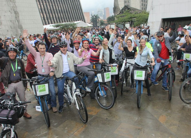 Así se vivió el reto en Medellín. Foto: Twitter Área Metropolitana