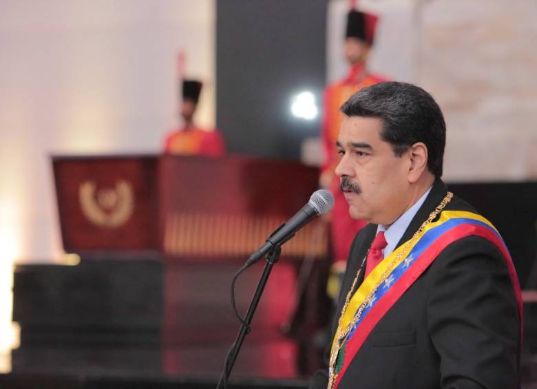 El presidente de Venezuela, Nicolás Maduro, aseguró que la justicia actuará en algún momento en contra del líder opositor. Foto: AFP