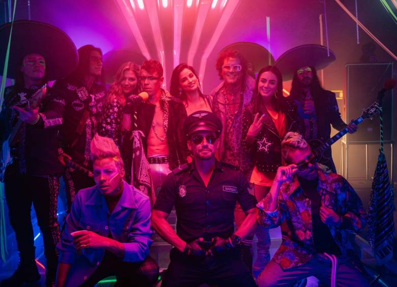 Algunos de los coprotagonistas del video No te vayas. FOTO Cortesía Felipe Orvi / Carlos Vives.