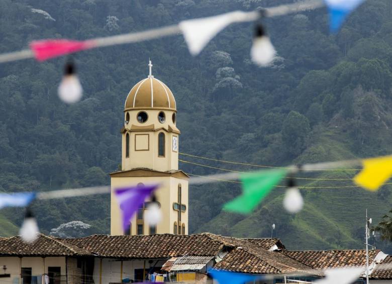 Parque principal de Salento, Quindio. Foto: Carlos Alberto Velásquez. 