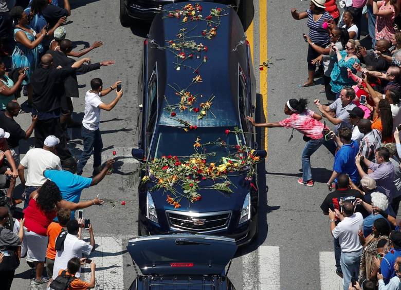 Muhammad Ali recorrió por última vez su ciudad natal, Louisville, en Estados Unidos. FOTO REUTERS