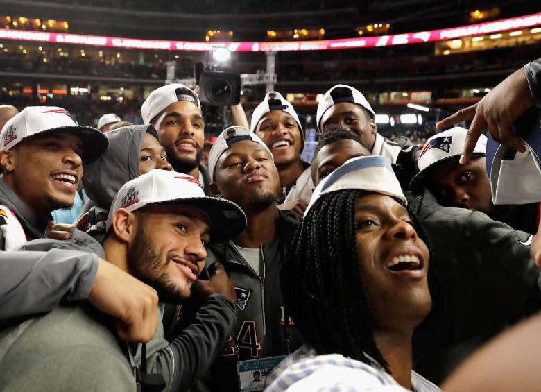 Los Patriots ya están en Houston para luchar este domingo por su quinto título en el Super Bowl. FOTO afp 