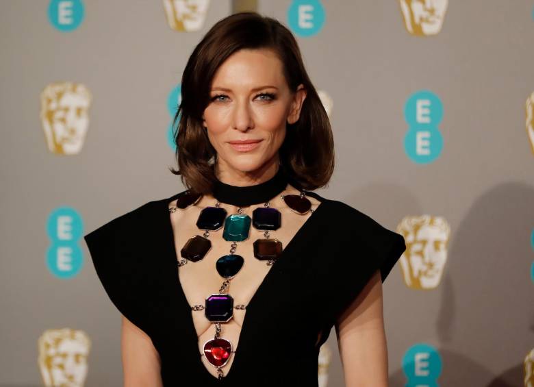 Cate Blanchett en la pasada ceremonia de los Premios Bafta. FOTO AFP