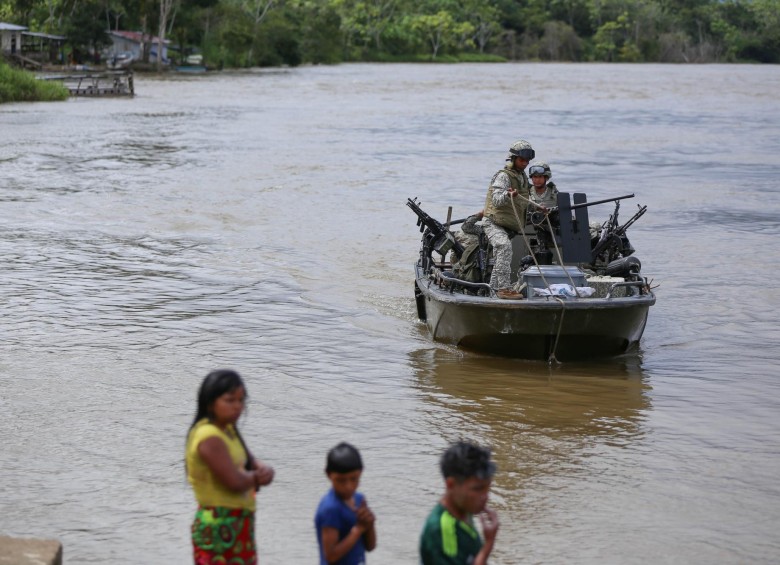Varias de las comunidades indígenas en Chocó se encuentran en confinamiento por la presencia de los grupos armados al margen de la ley. FOTO: Colprensa