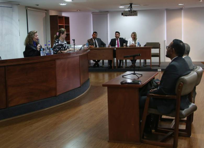  Audiencia en la Procuraduría General de la nación por el caso de abuso sexual de la Teniente Kelly Sierra. Foto: Colprensa