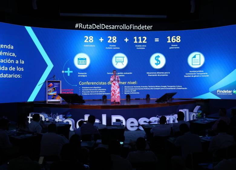 Findeter abrió un espacio académico para los mandatarios electos y dar a conocer cómo sus líneas de crédito podrían impulsar el desarrollo regional en los próximos años. FOTO Cortesía Findeter