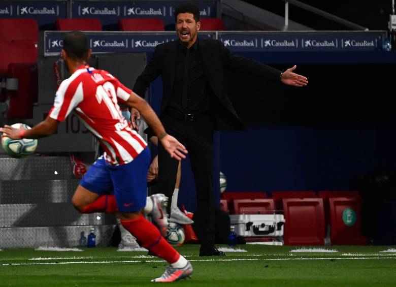 El argentino Diego Simeone hace historia con el Atlético de Madrid y se suma un nuevo récord a su historial. FOTO AFP